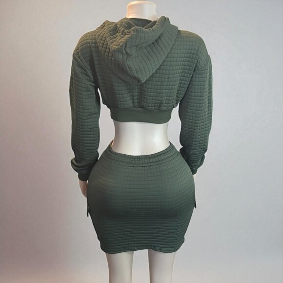 Olive Green Two pieces set - Picture 5 of 9
